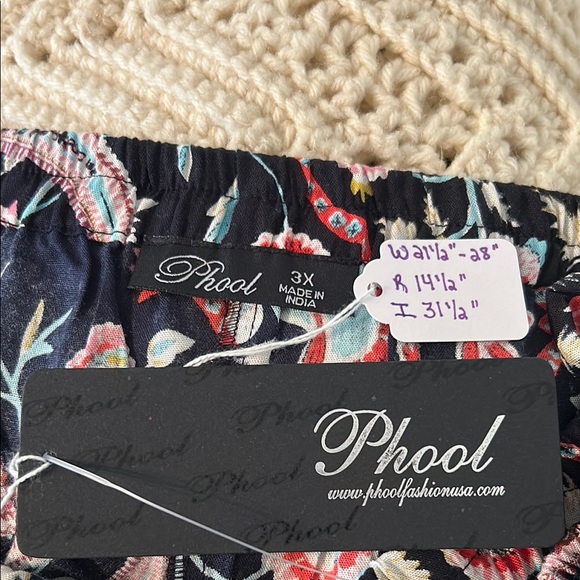 Phil Boho 100% Rayon Wide Leg Pants (3X) - Picture 6 of 9